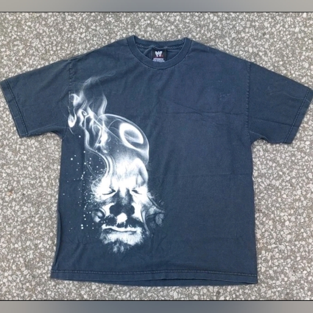 Vtg 2007 WWE The Undertaker Dont be afraid be terrified print T-Shirt Size (XL)